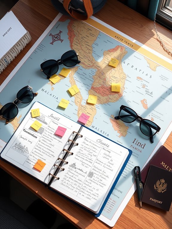 advance itinerary planning essential