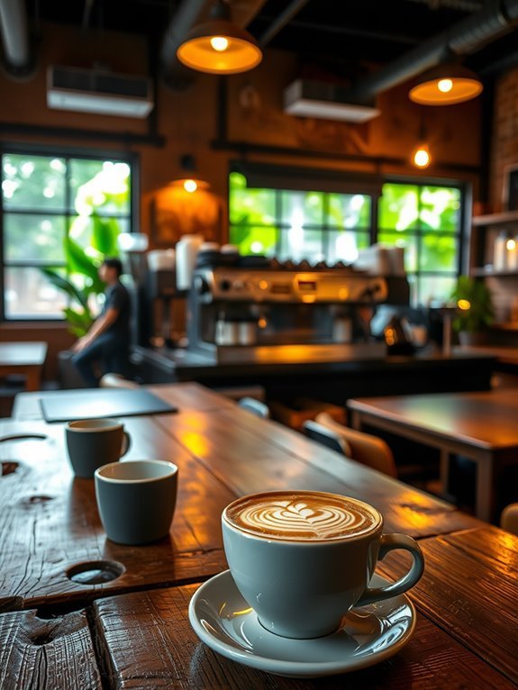 artisan coffee brewing experience