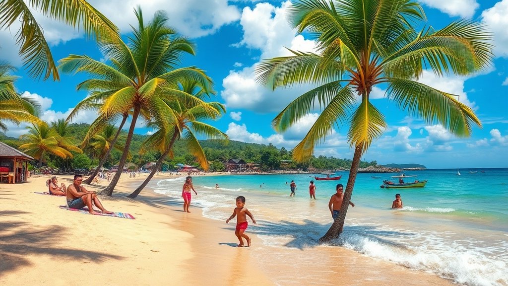 beautiful tropical island destination