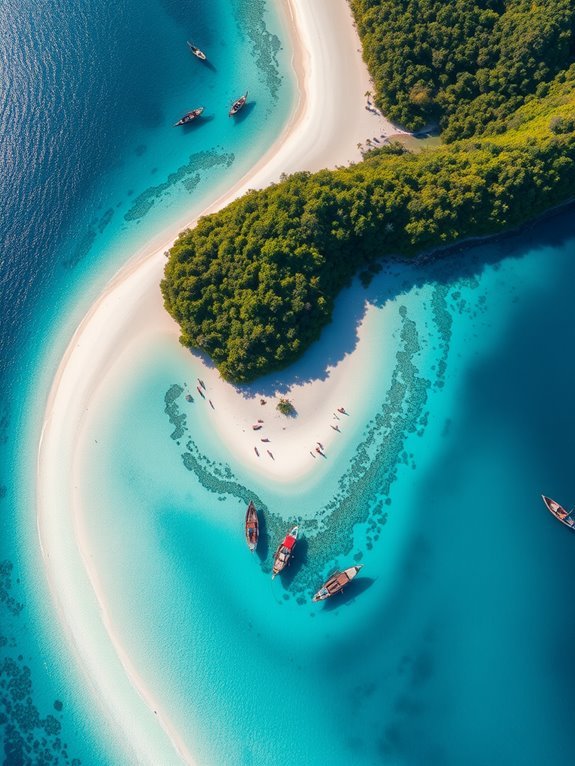 beautiful tropical island getaway