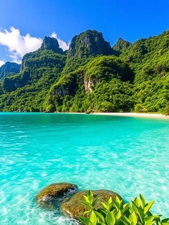 beautiful tropical island paradise