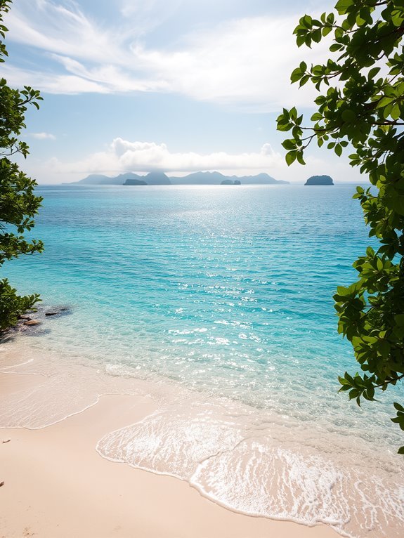 beautiful tropical island paradise