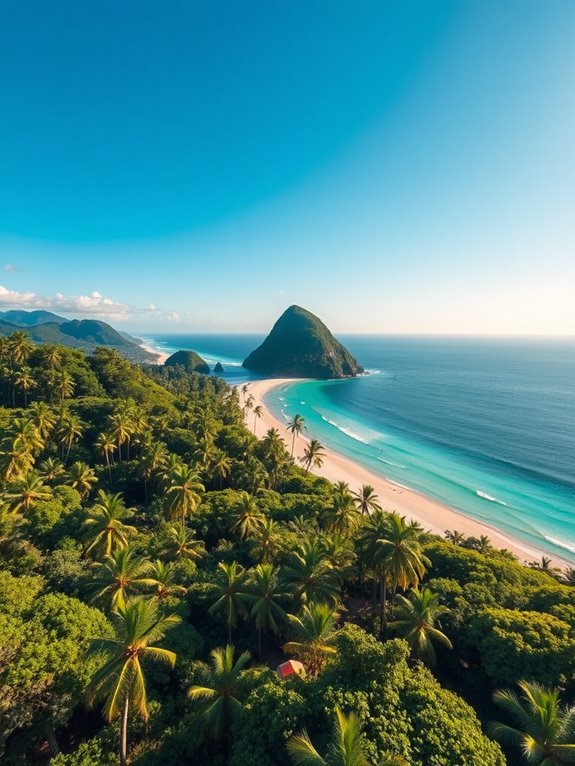 beautiful tropical island paradise