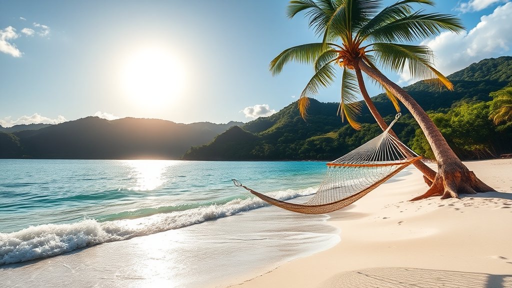 beautiful tropical paradise destination