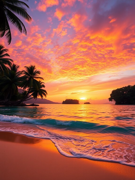 beautiful tropical paradise destination