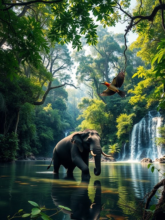 borneo rainforest wildlife adventure