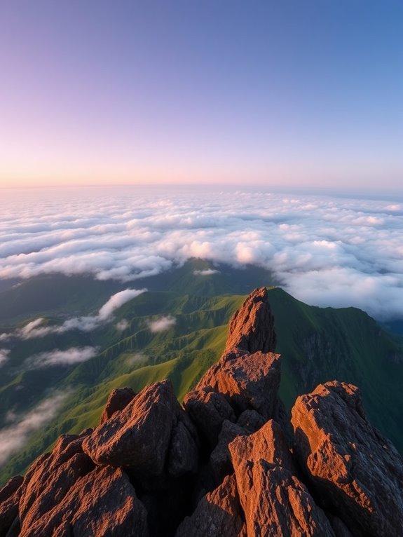 breathtaking peak in sabah