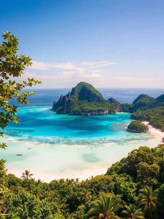 breathtaking tropical paradise scenery