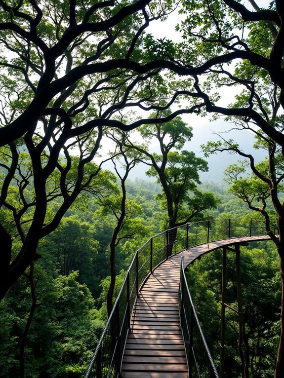canopy walk in kinabalu