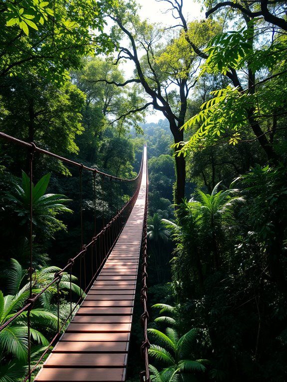 canopy walk in mulu