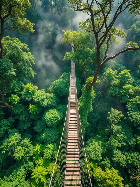 canopy walk in nature