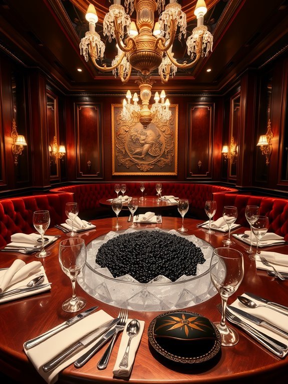 caviar dining experience offered