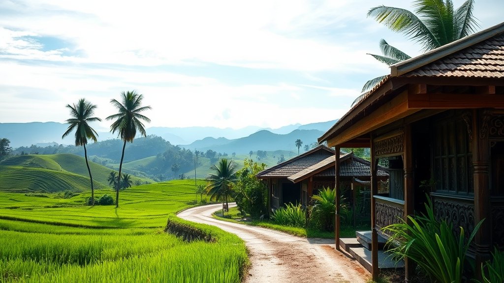 charming villages in kampung gajah