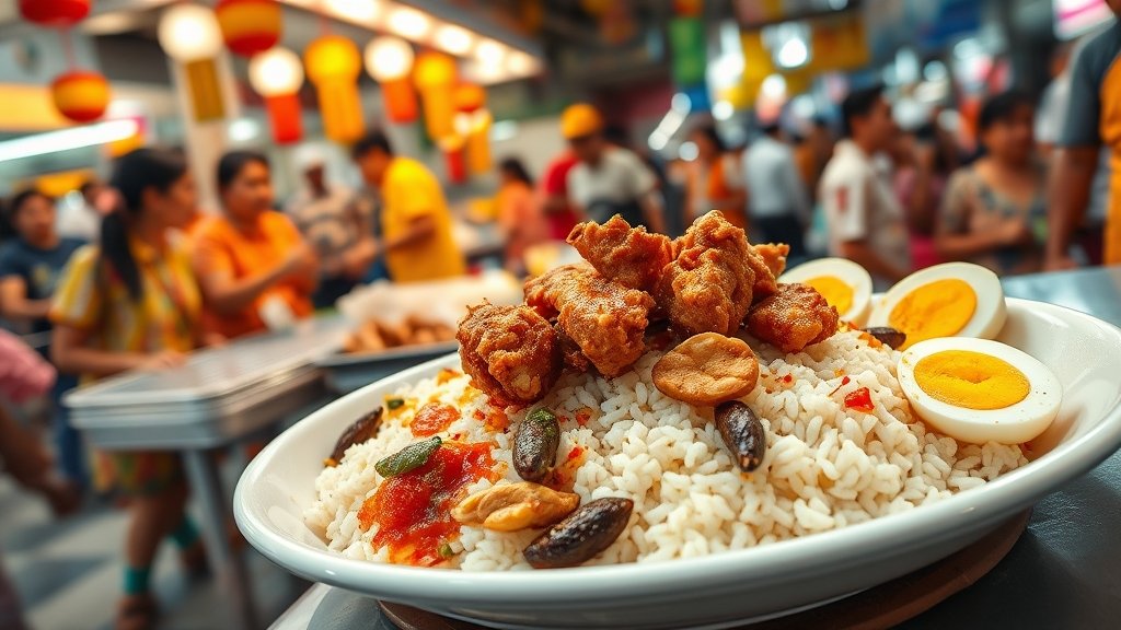 chicken nasi lemak johor