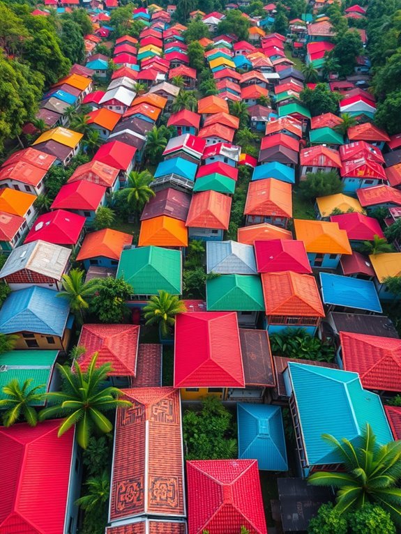 colorful community art project