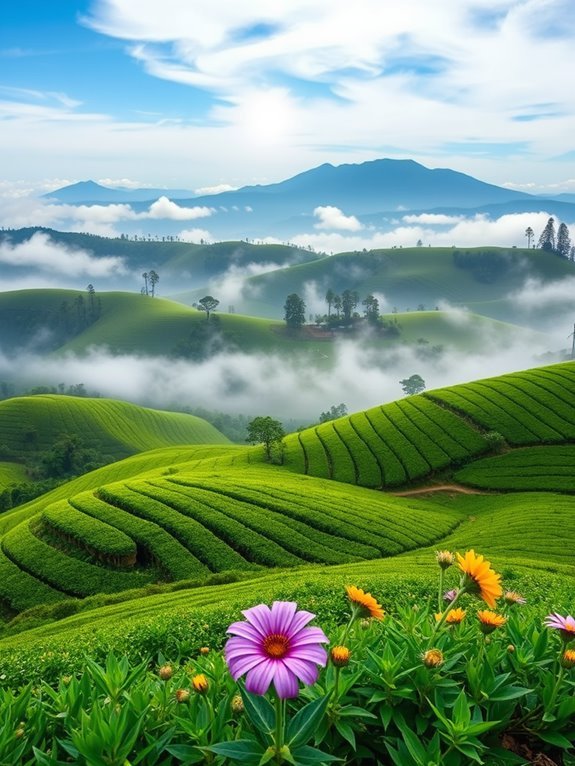 cool mountain tea paradise