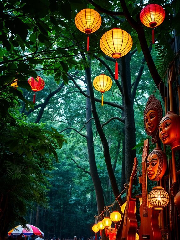 cultural celebration in nature