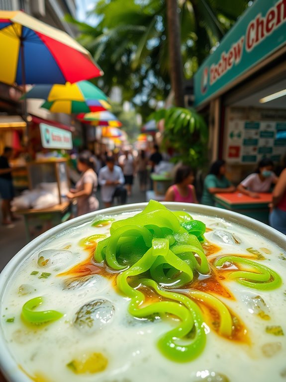 delicious coconut dessert bowl
