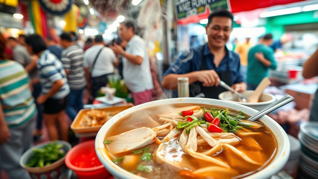 delicious kway teow soup