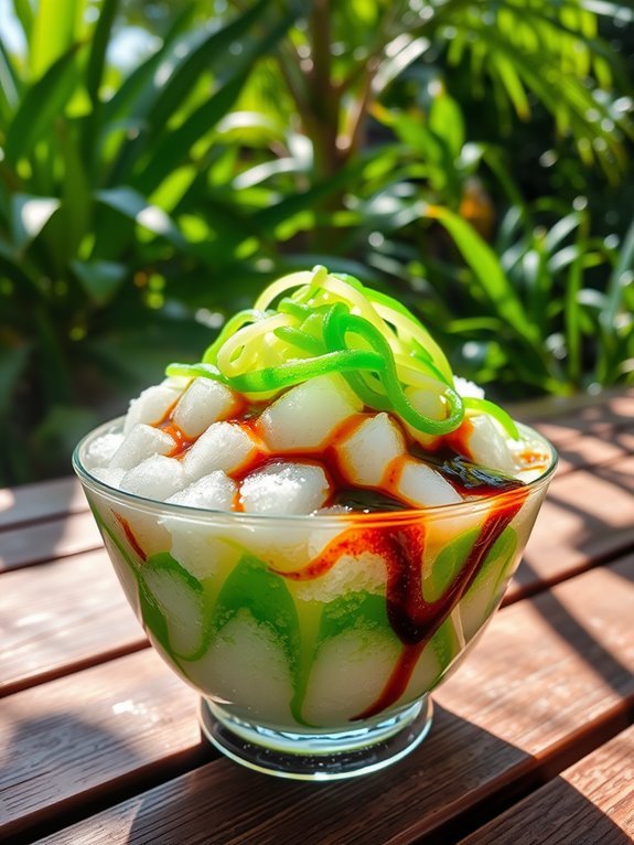 delicious sweet coconut dessert