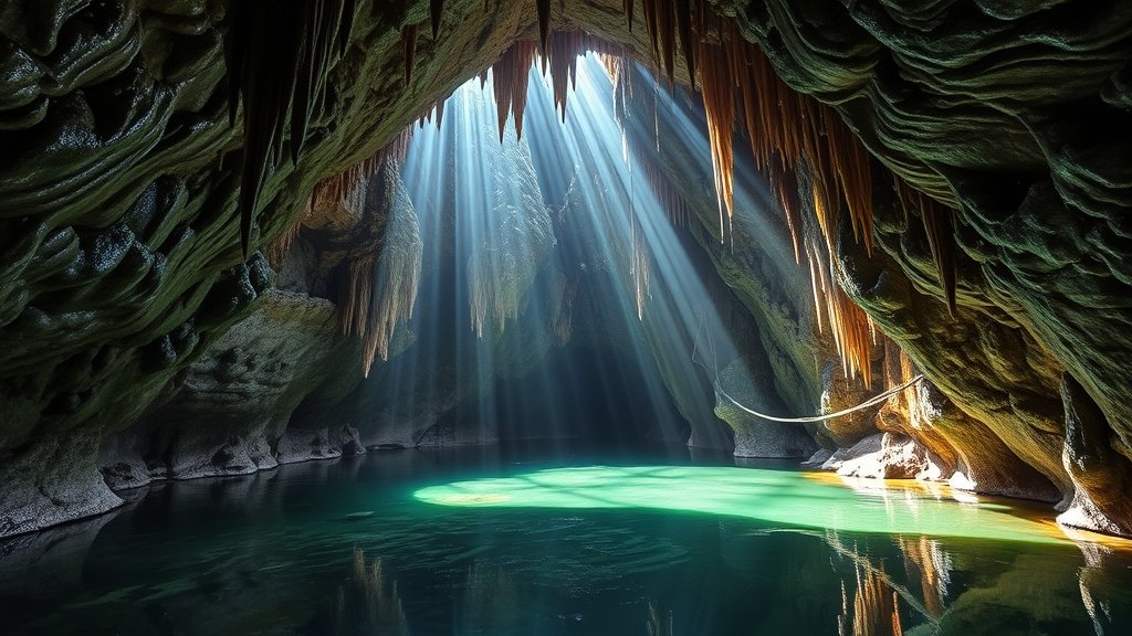 ear cave exploration site