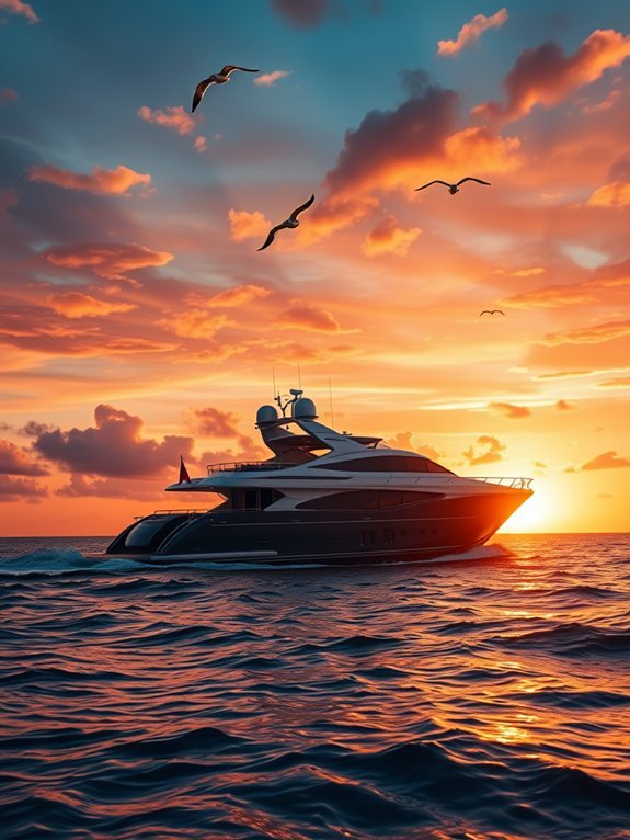 evening boat rides ocean