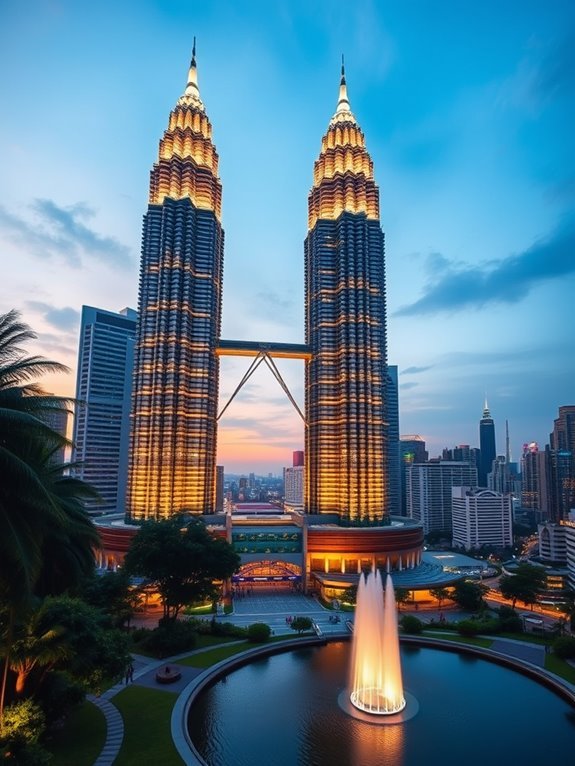 explore petronas twin towers