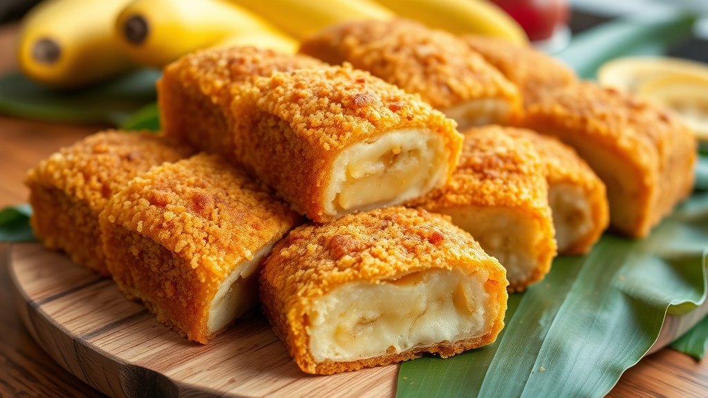 fried banana snack treat