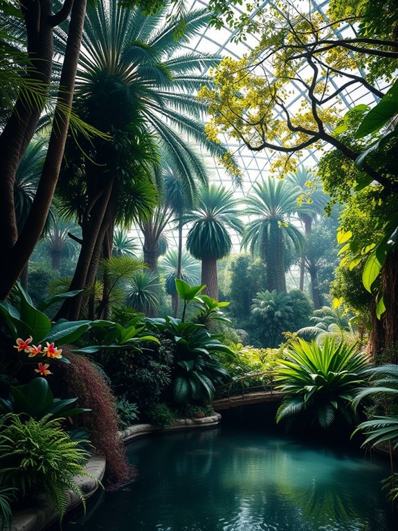 futuristic urban green space