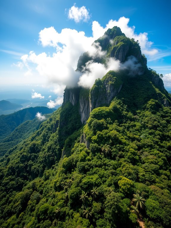 gunung tahan mountain climbing