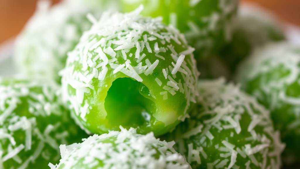 indonesian sweet rice balls