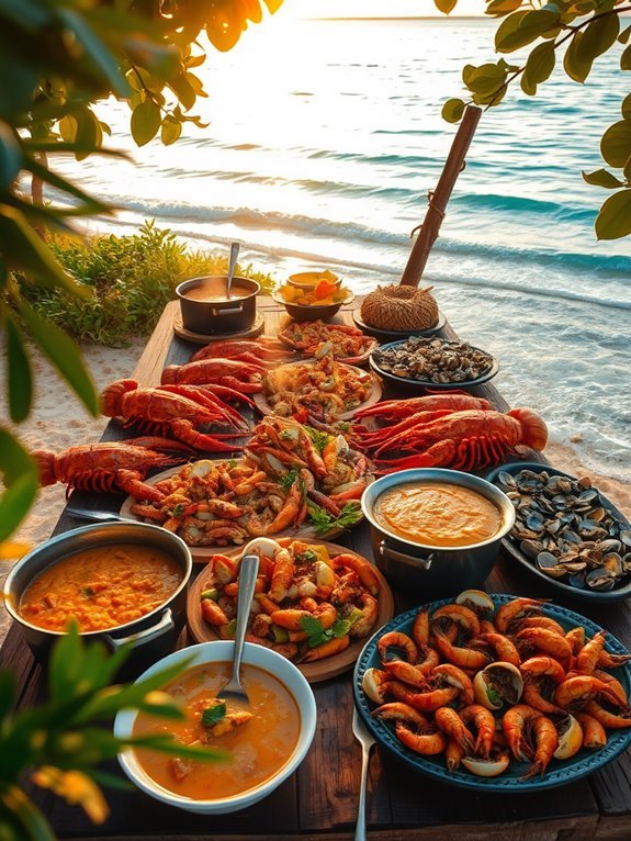 island seafood dining experience