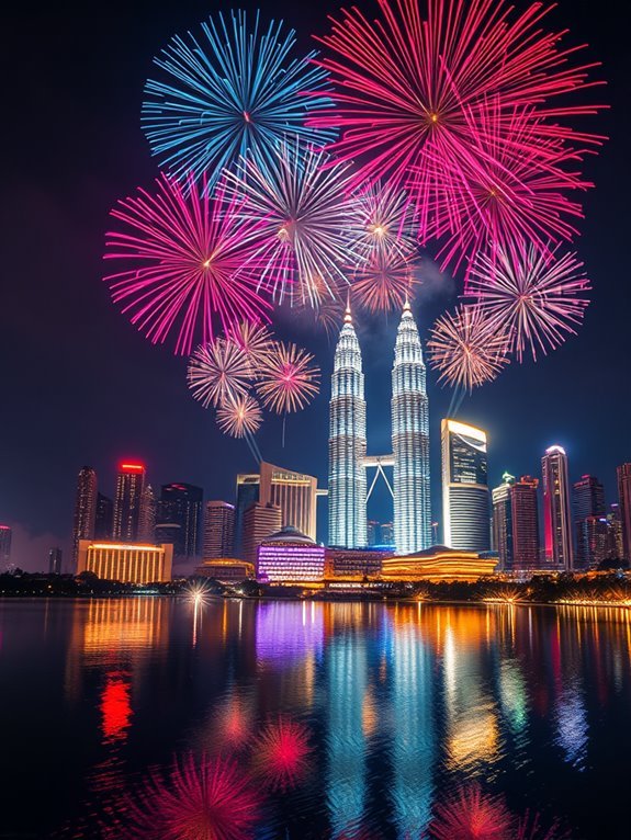 kuala lumpur fireworks extravaganza