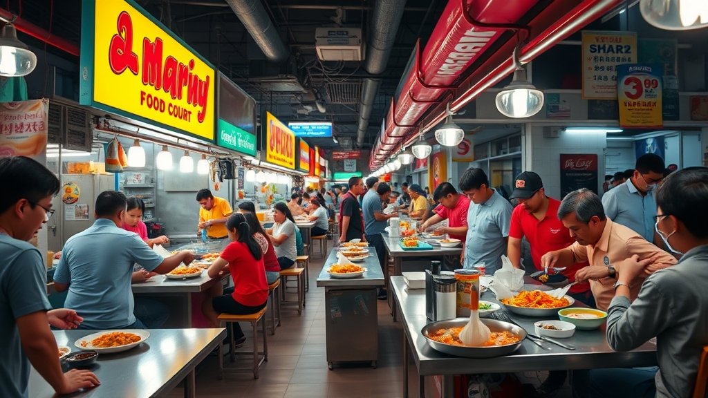 kuala lumpur food court