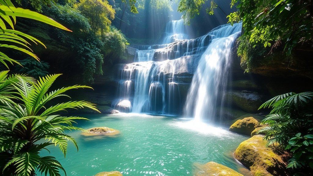 lang falls in sabah