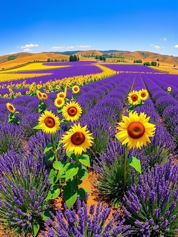 lavender blooming in pahang
