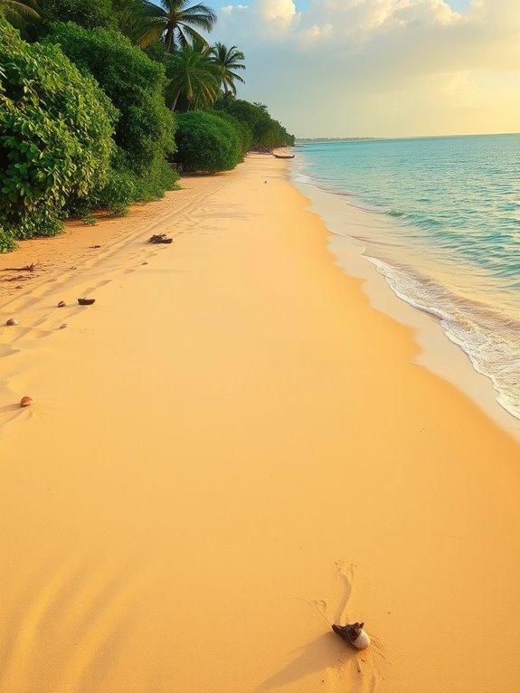 long sandy beach perlis