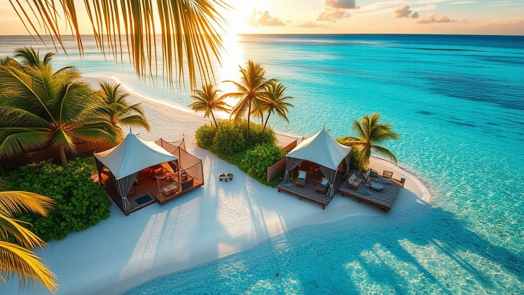 luxurious glamping in paradise