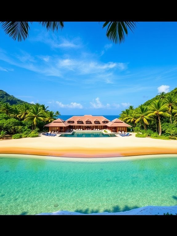 luxury beachfront resort escape