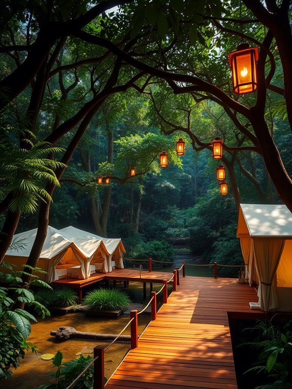 luxury camping experience malaysia