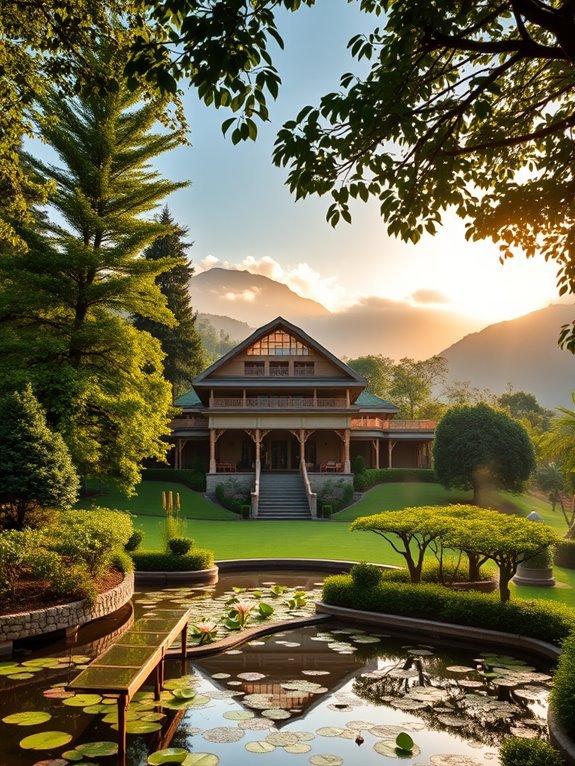 luxury organic wellness retreat
