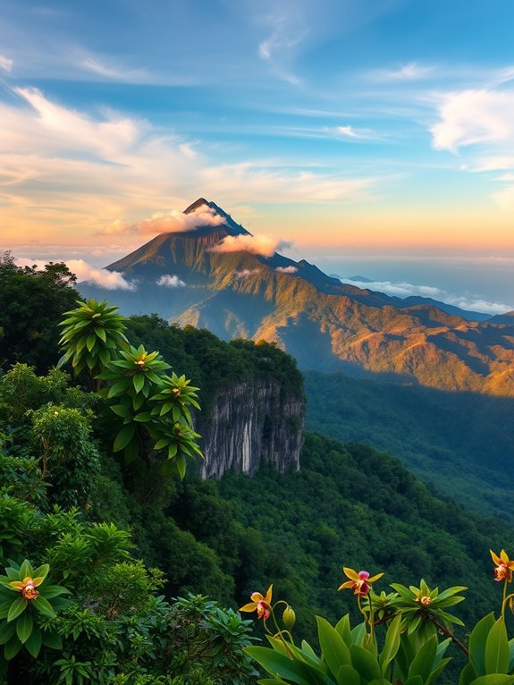 majestic mountain in sabah