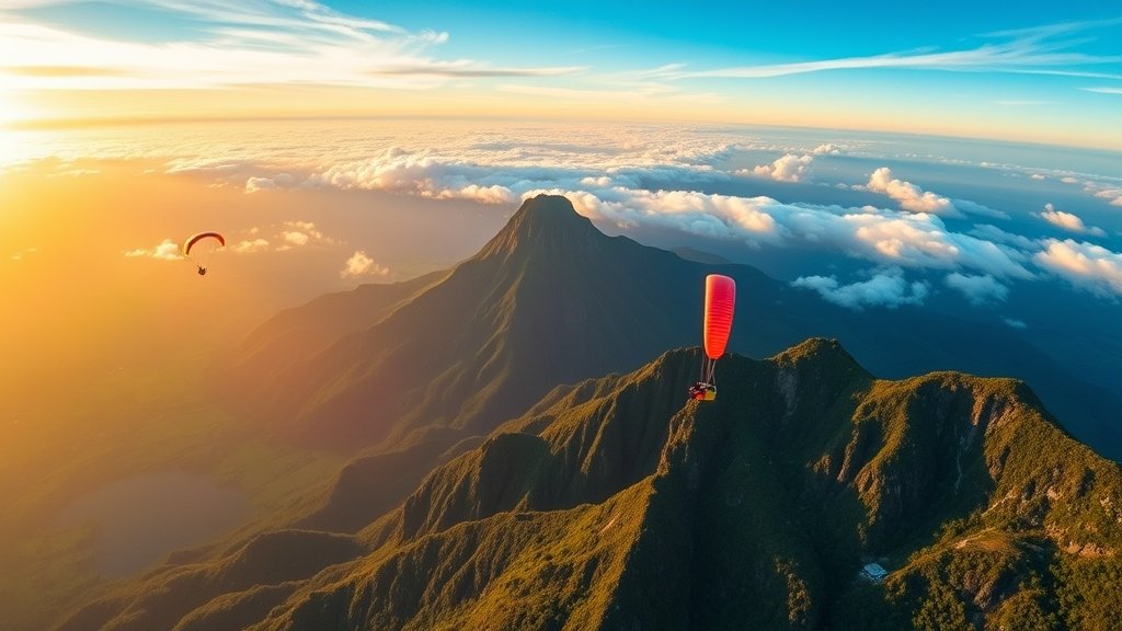 majestic peak in borneo