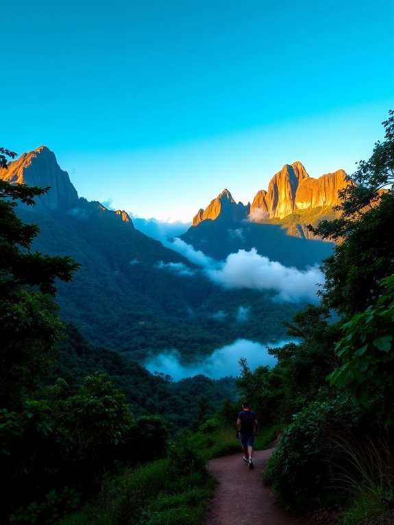 majestic southeast asian peak