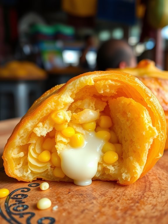 malaysian sweet stuffed pancake
