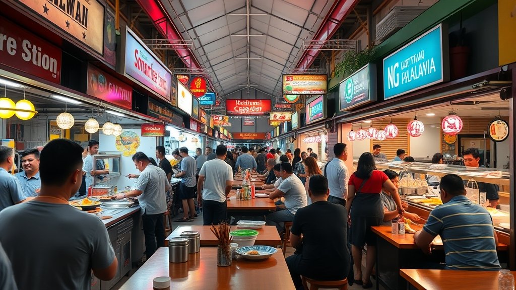 melaka megamall food court