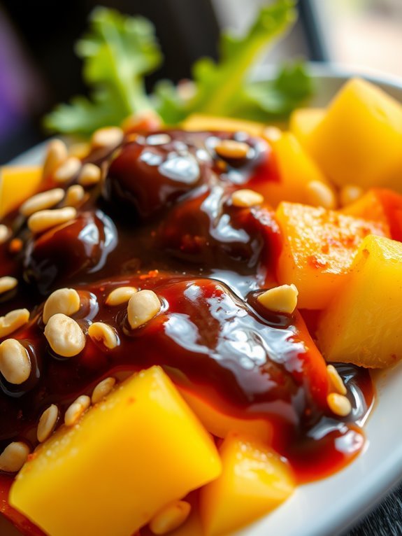 mixed fruit salad dish