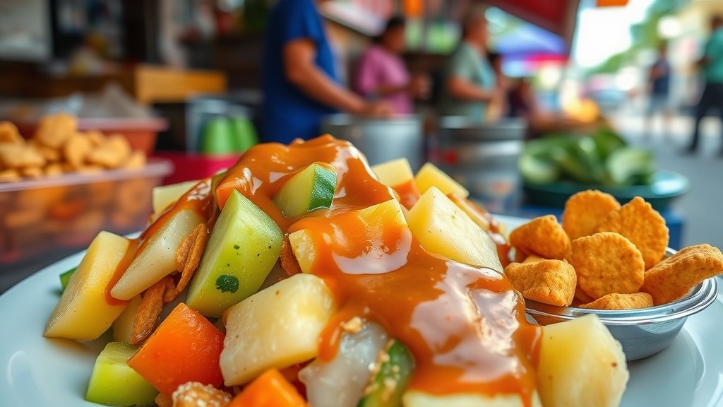 mixed fruit salad dish
