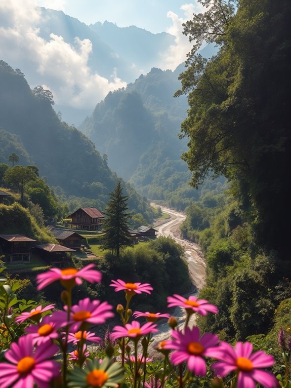 peaceful retreat in nature