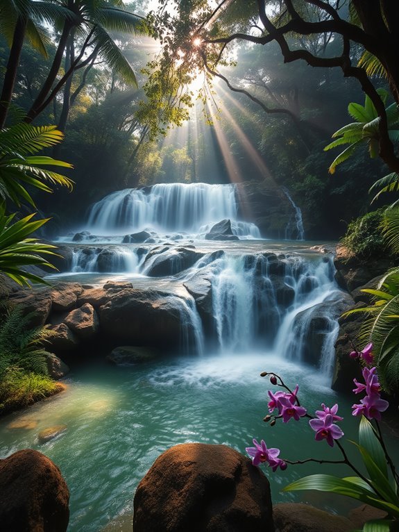 raja waterfall in malaysia
